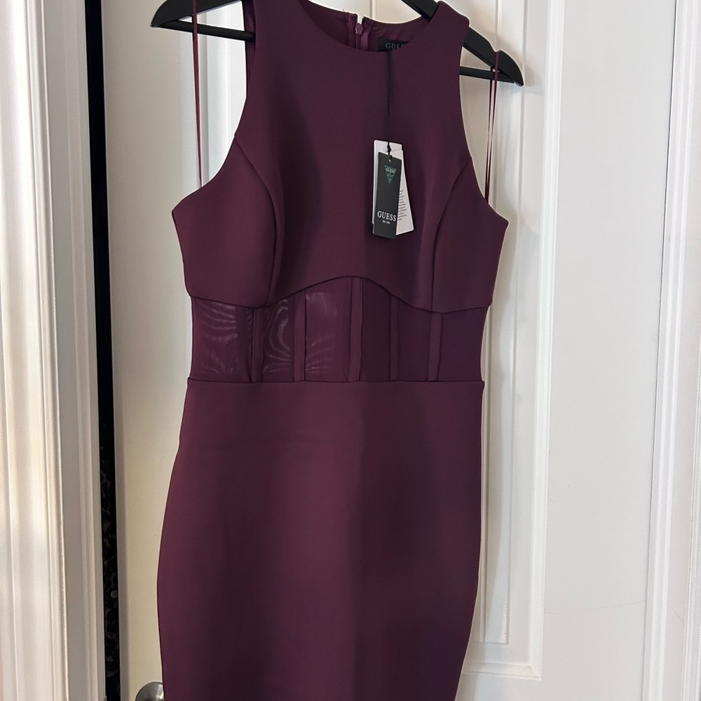 Guess Women's Plum Midi Sheath Dress